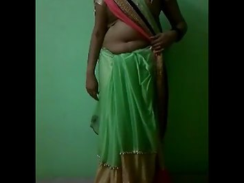 Aunty Stripping Sari Bedroom XXX